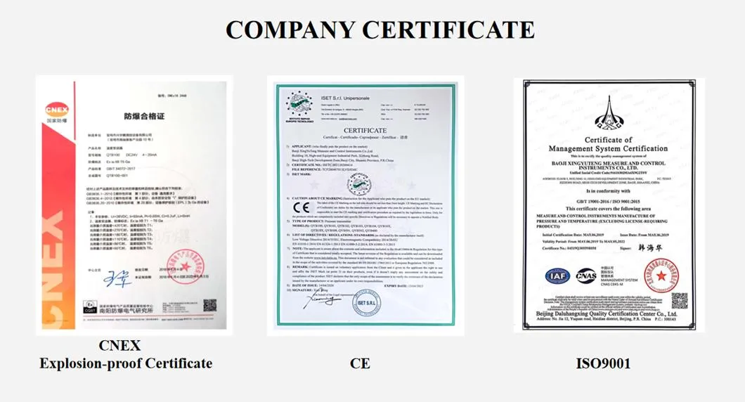 100mm General Pressure Gauge of Instrument with Steel 0.5% Accuracy