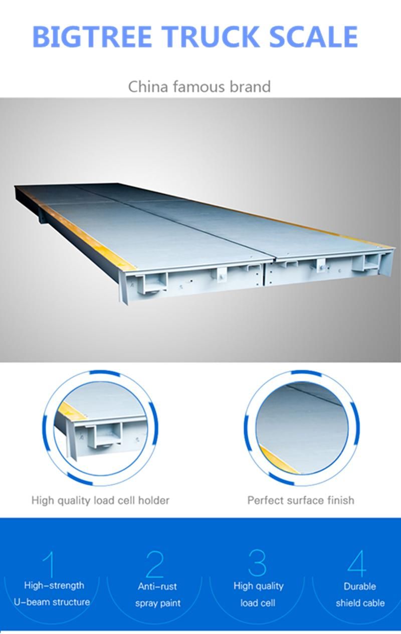 3X18m Unmanned Automated Truck Weighing Scale with Camera