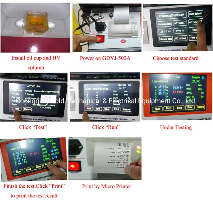 80kv 100kv Automatic Transformer Oil Dielectric Strength Insulating Oil Breakdown Voltage Bdv Tester