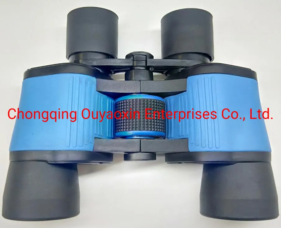 8X40 Binoculars with Blue Rubber Coating