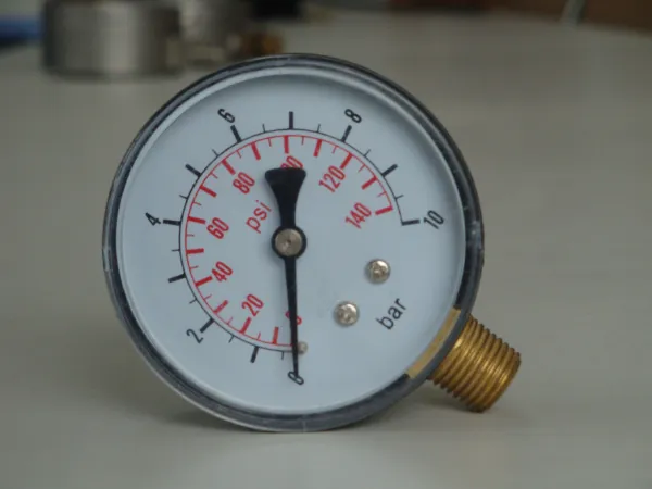 Factory Price 60mm 2.5" 6 Bar Plastic Pressure Gauge