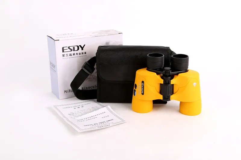 Hot Sale 8X40 Yellow Waterproof Telescope Binocular