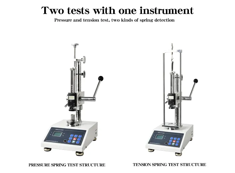 Medium Test Range From 50 to 500n Digital Display Spring Tension and Compression Testing Machine