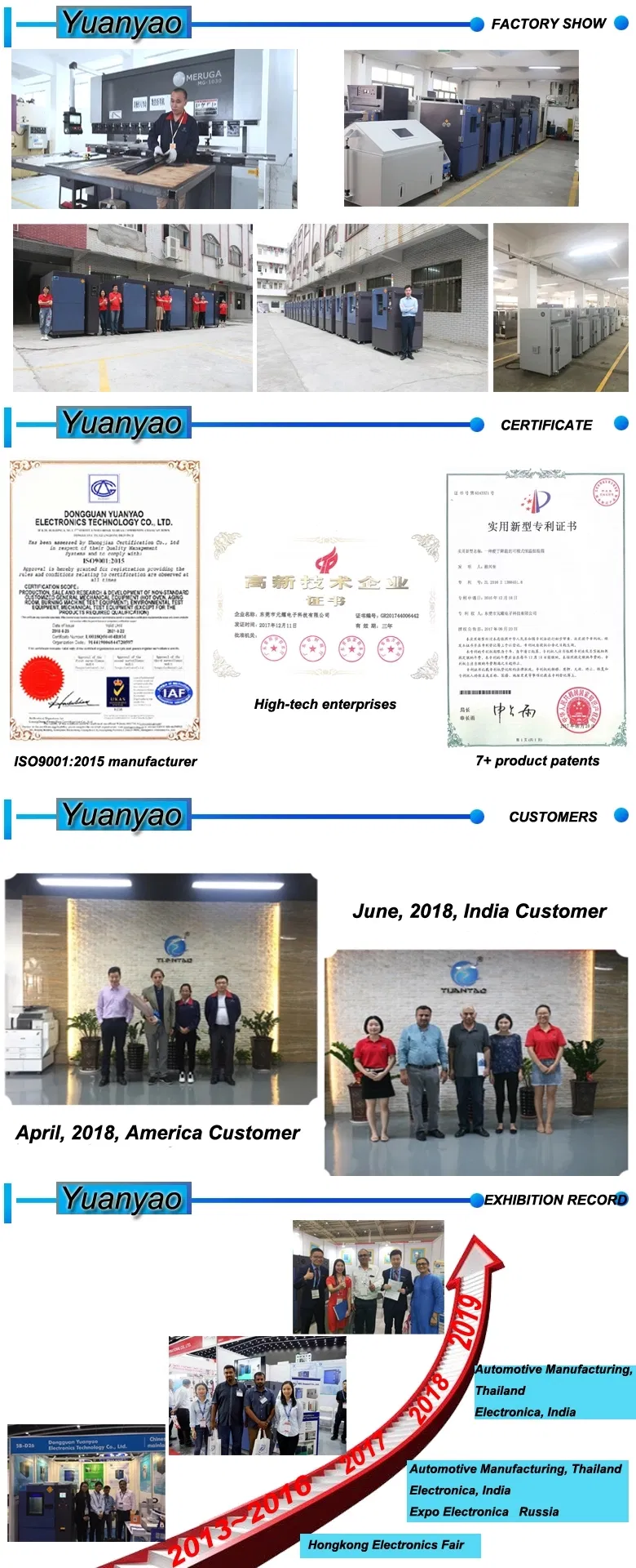 PLC Control Xenon Lamp Irradiation Climate Test Chamber Machine