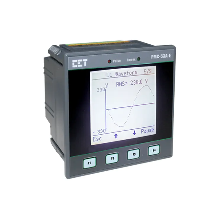 PMC-53A-E DIN96 Class 0.5S Three-Phase Multifunction Smart Power Meter with Ethernet and 1 Analog Input
