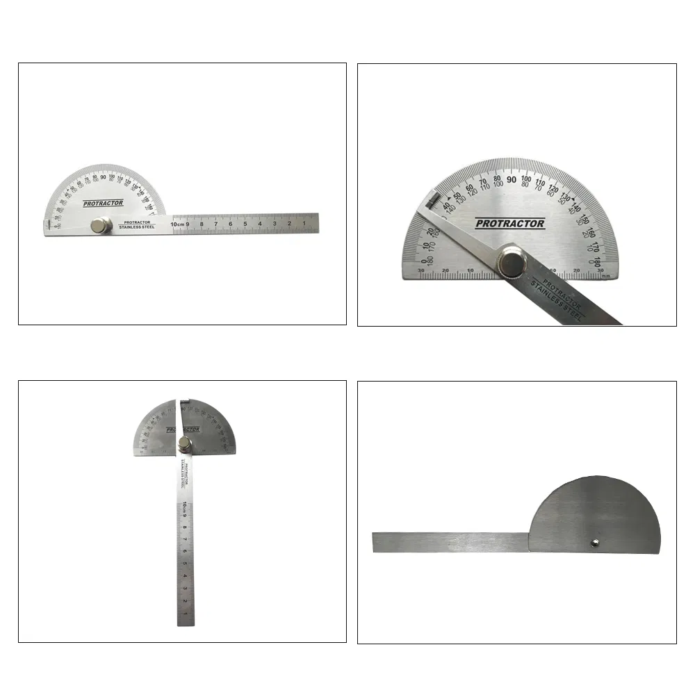 Professional Supplier Plate Type 0-180 Degree Protractor