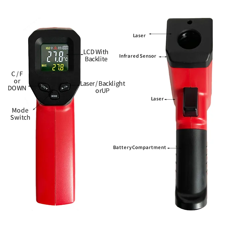 Thermometer Digital Infrared Thermometer Thermal Imager Laser Thermometers Pyrometer Hygrometer Thermostat Termometro