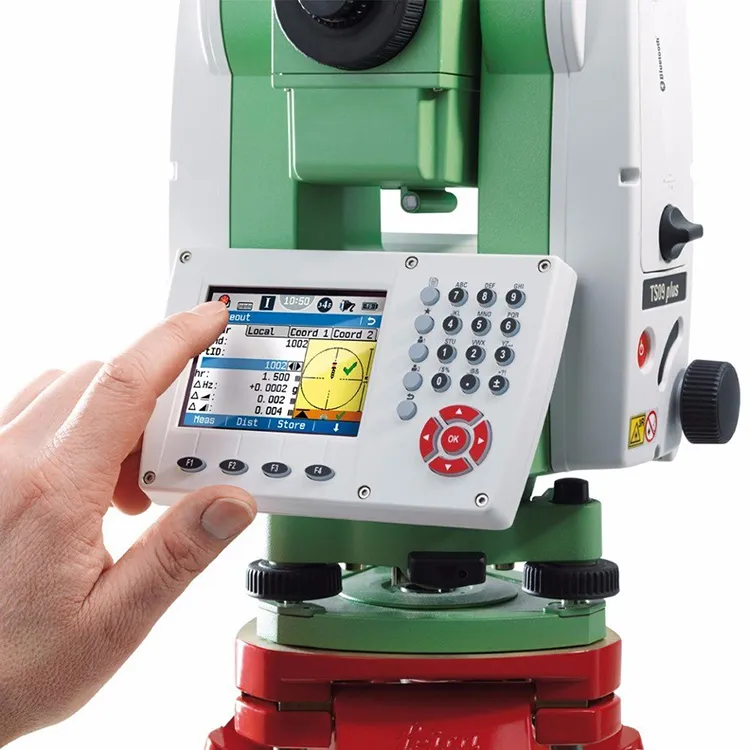 Total Station Leica Ts09 1" R500 Reflectorless Total Station Surveying Instrument