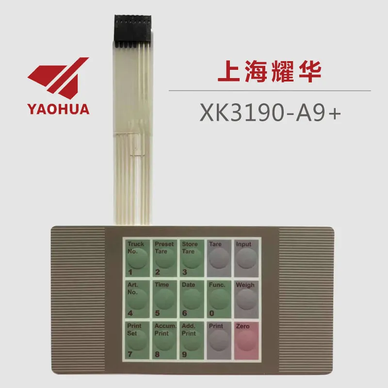 Yaohua Original Xk3190-A12+E Instrument Parts Display Button Panel Sticker